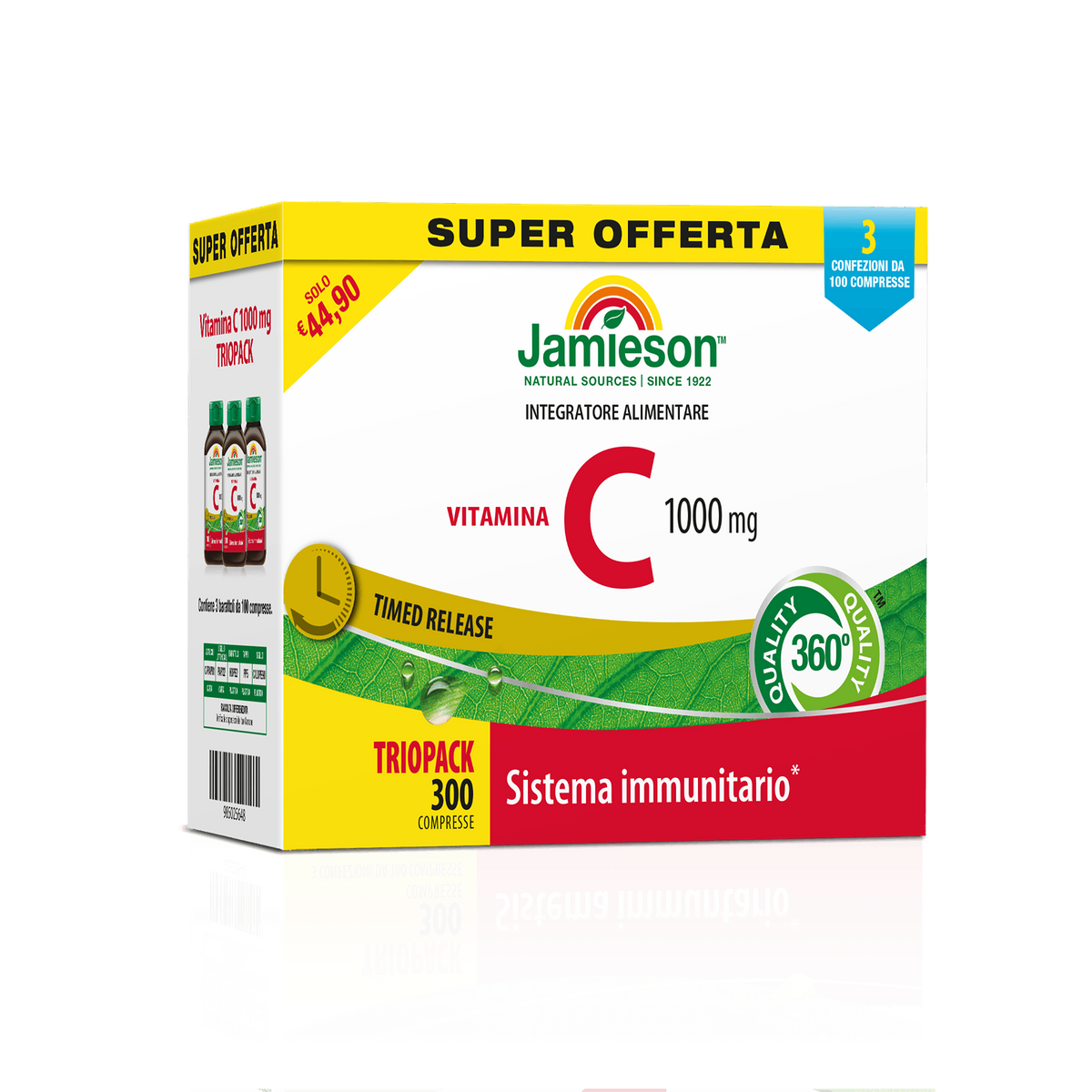 Triopack Vitamina C 1000 - Jamieson
