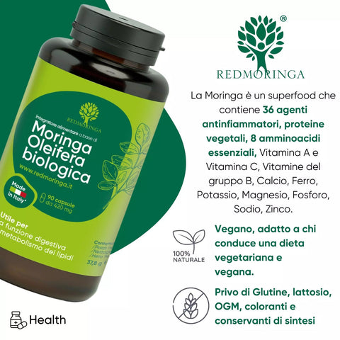 Moringa Oleifera BIO Organic - Redmoringa