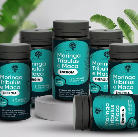 Integratore Energia con Tribulus Terrestris e Maca - Redmoringa