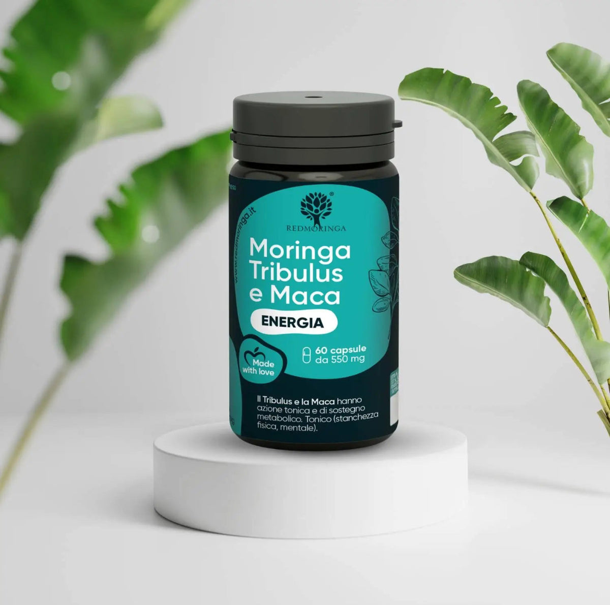 Integratore Energia con Tribulus Terrestris e Maca - Redmoringa